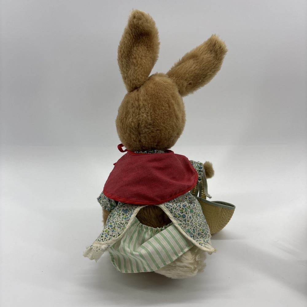 Eden Mrs Rabbit Peter Rabbit Beatrix Potter Bunny 15" Vintage Complete - Picture 6 of 9